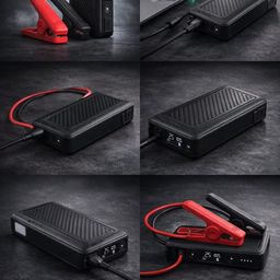 Pin dự phòng 15000mAh hãng Mophie AC55500, kích bình ắc quy oto, xe máy, cổng…