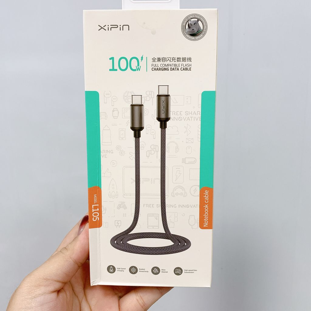 Cáp Sạc Nhanh XIPIN L105 Type-C to Type-C – Công Suất 100W / 1.2M - Ảnh 8