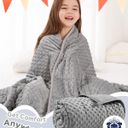 Chăn trọng lực đơn, vỏ lông - nhung mềm mại cao cấp (104cm x 152cm - 10ib) tiêu chuẩn OEKO TEX - Ảnh 8