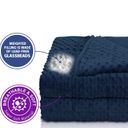 Chăn trọng lực đơn mặt lông - nhung mềm mại cao cấp (104cm x 152cm - 7ib) nặng 4kg7 - Ảnh 9