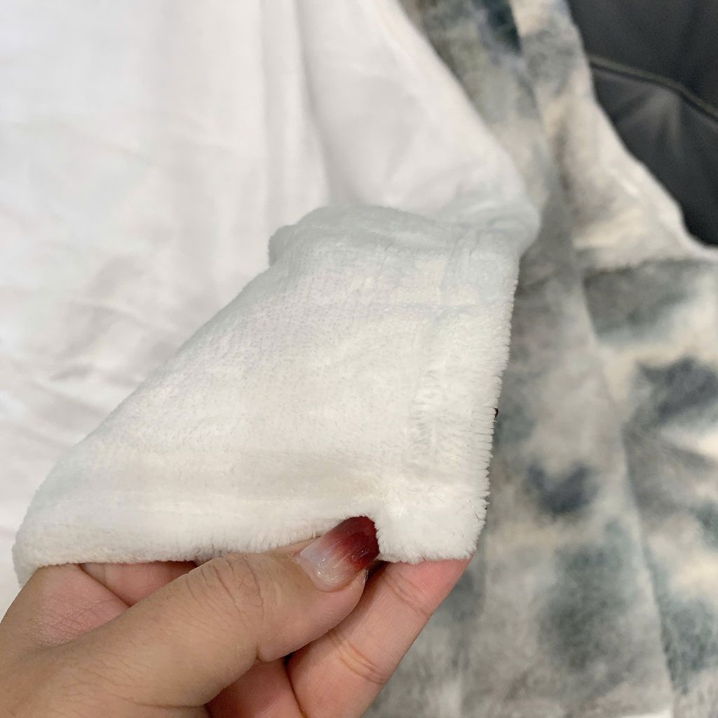 Chăn trọng lực sưởi điện, chăn lông siêu mềm (153cm x 203cm - 15ib)  nặng 7kg - cắm điện 110v - Ảnh 7