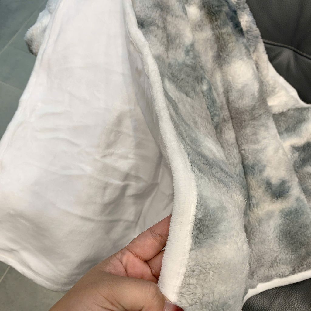 Chăn trọng lực sưởi điện, chăn lông siêu mềm (153cm x 203cm - 15ib)  nặng 7kg - cắm điện 110v - Ảnh 9