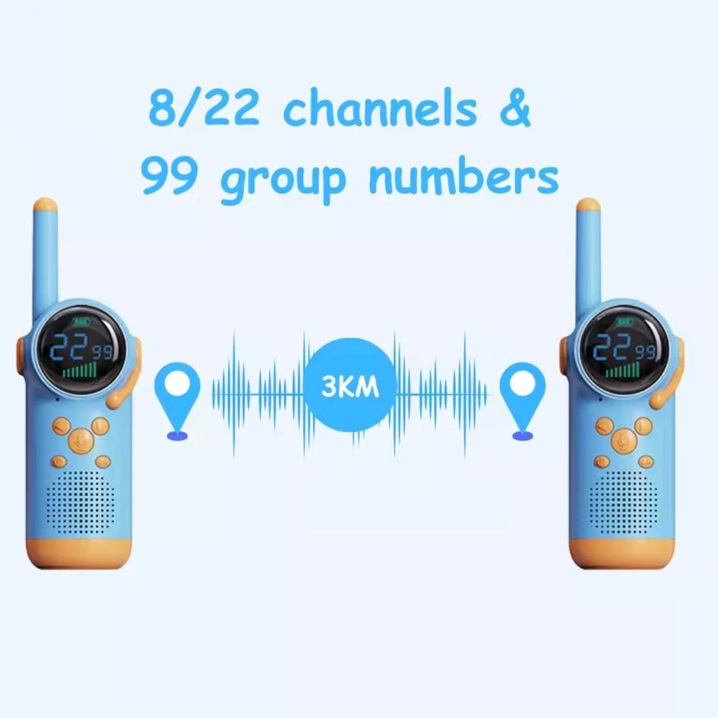 2 chiếc Bộ đàm trẻ em – SELVIM Walkie Talkie D22,giữ liên lạc bố mẹ & con ngoài trời - Ảnh 10