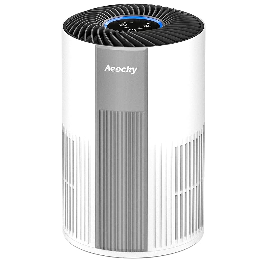 {Order giao 18/11} Máy lọc không khí Aeocky ( Amazon Mỹ ), lớp lọc 5-in-1 Washable Filter