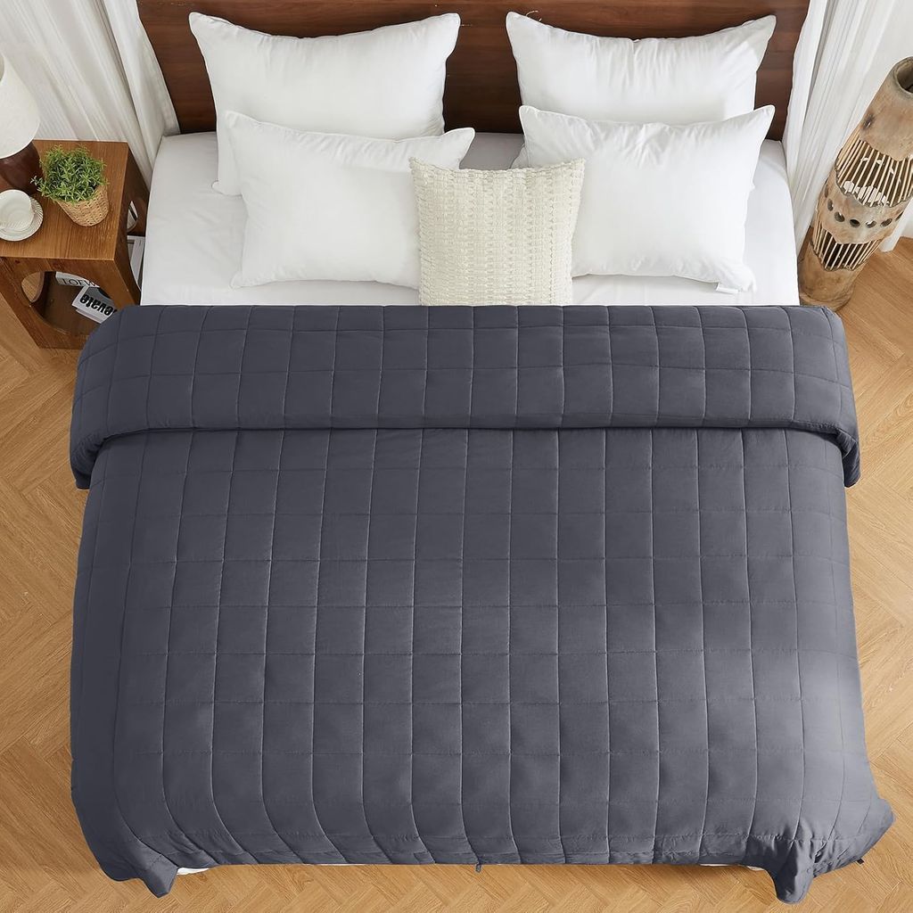 Chăn bông trọng lực hãng BEDSURE - Mỹ (224cm x 264cm + 9.07kg) - Ảnh 2