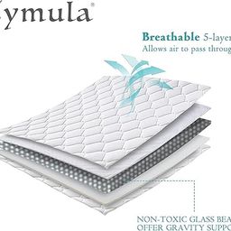 Chăn bông trọng lực hãng BEDSURE - Mỹ 224cm x 264cm + 9.72kg (88x104 + 20ibs)