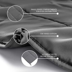 Chăn bông trọng lực hãng BEDSURE - Mỹ 224cm x 264cm + 9.72kg (88x104 + 20ibs)
