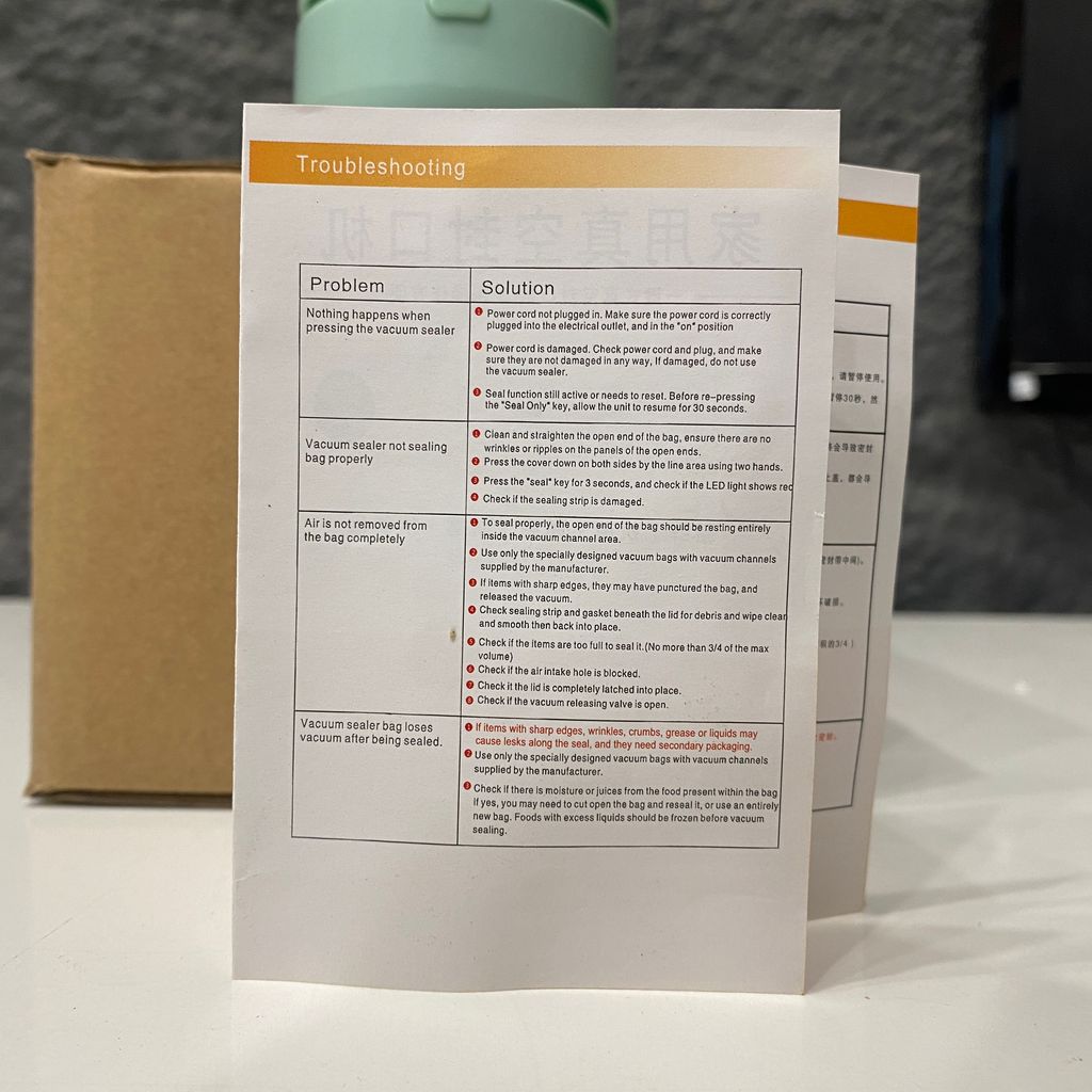 Máy hút chân không bảo quản thực phầm YANGZI (91718) - Ảnh 9