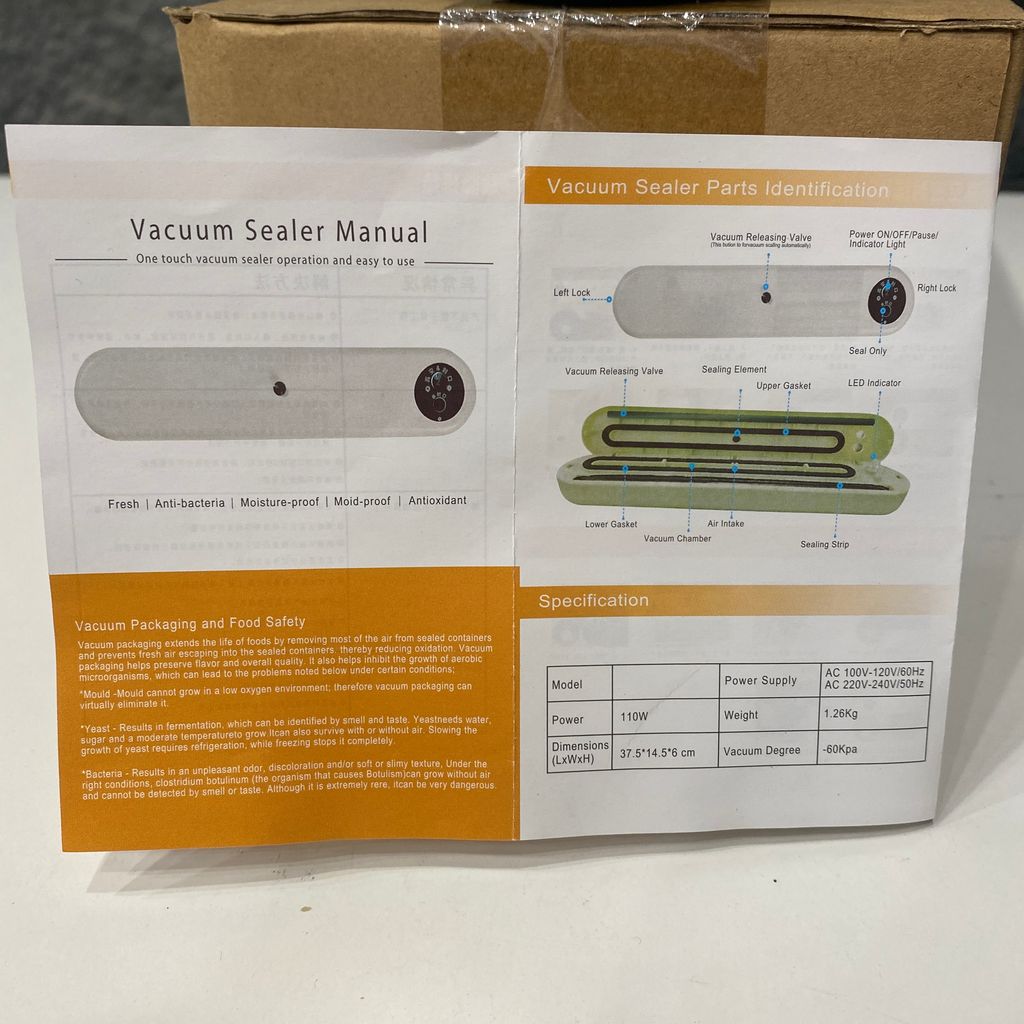 Máy hút chân không bảo quản thực phầm YANGZI (91718) - Ảnh 7