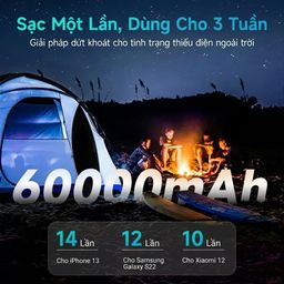 Pin dự phòng ROMOSS 60.000mAh PEA57, sạc nhanh 22.5W ( new - ko hộp)