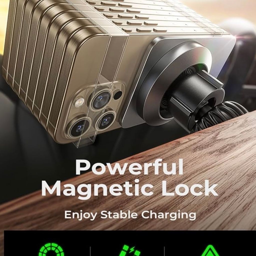 {Order giao 15/11} Đế giữ điện thoại Magsafe sạc nhanh không dây 15w hãng LISEN  - Ảnh 6