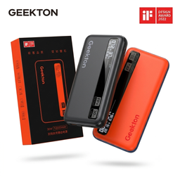 Pin dự phòng 10.000mAh Geekton C1110mAh sạc nhanh 30W - có màn hình đo dòng sạc
