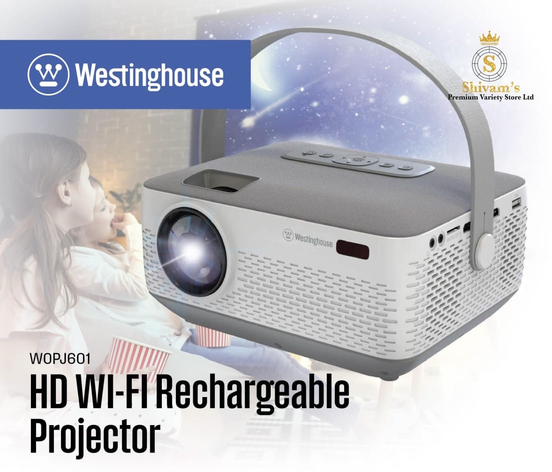  Máy chiếu Westinghouse WOPJ601 – HD Wi-Fi Rechargeable Projector (Mỹ)