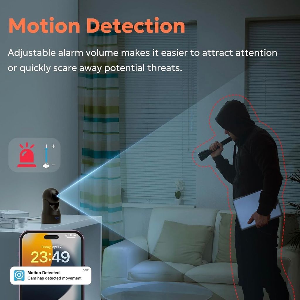 Camera xoay an ninh thông minh Owltron 1080P ( Amazon Mỹ ) - Ảnh 7