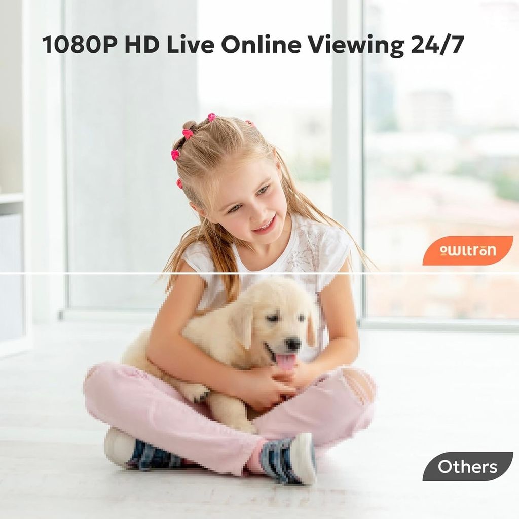 Camera xoay an ninh thông minh Owltron 1080P ( Amazon Mỹ ) - Ảnh 3