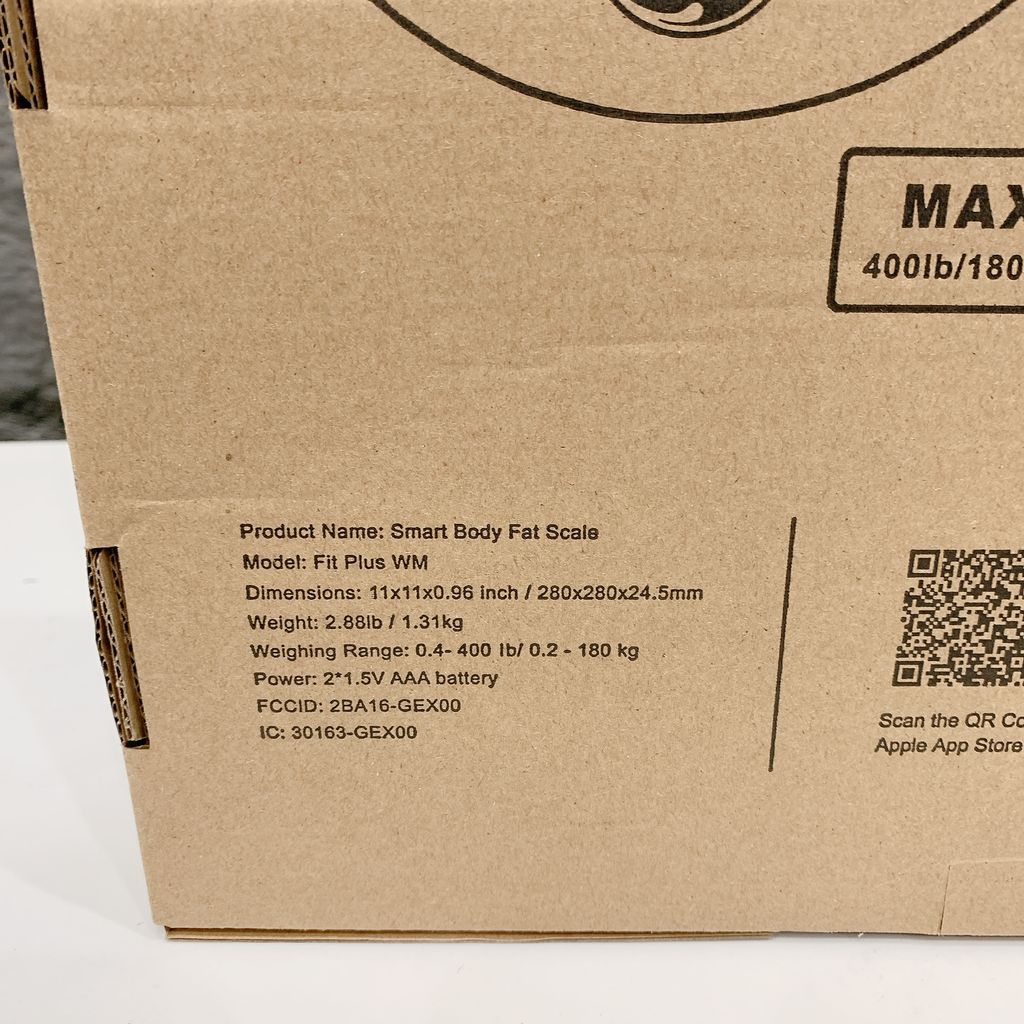 Cân sức khoẻ thông minh hãng GE ( Mỹ )FIT PLUS W, cân Body fat, kết nối App, đo lượng mỡ - Ảnh 3