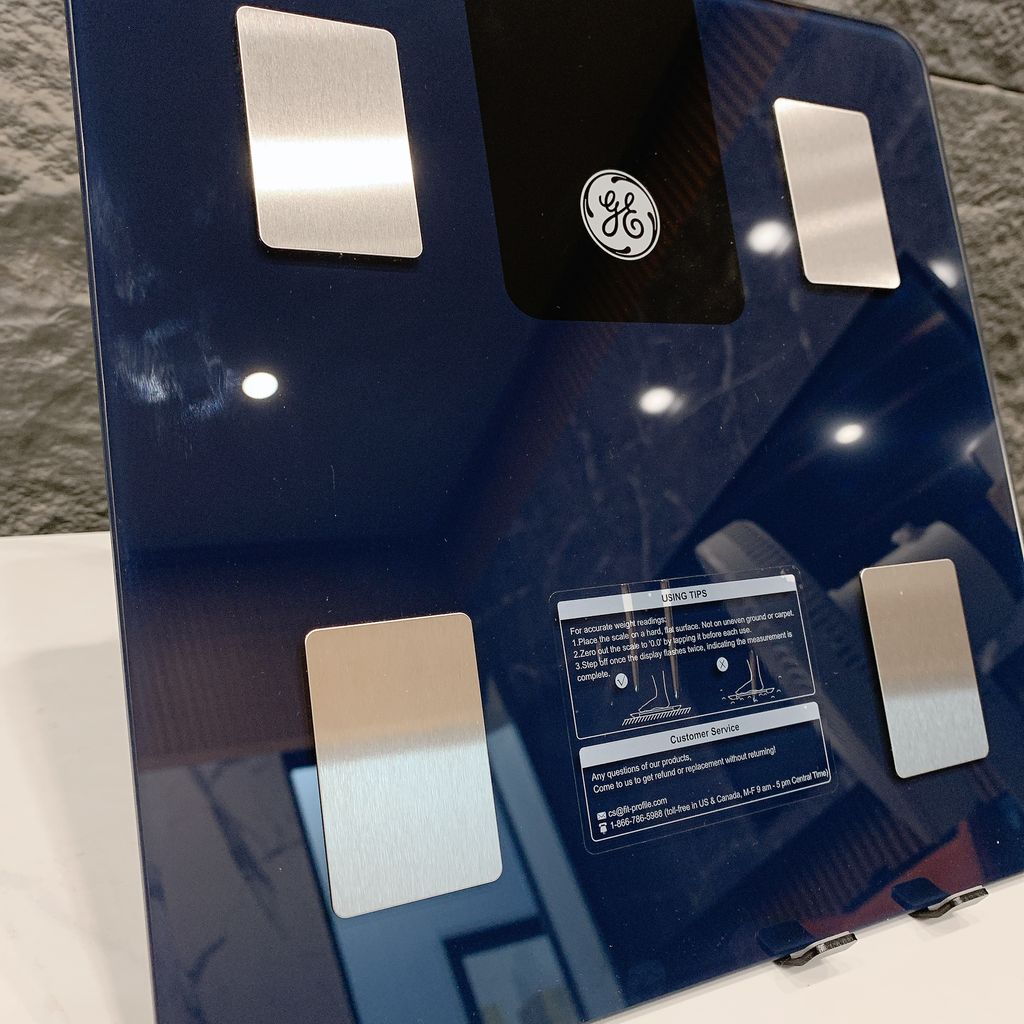 Cân sức khoẻ thông minh hãng GE ( Mỹ )FIT PLUS W, cân Body fat, kết nối App, đo lượng mỡ - Ảnh 4