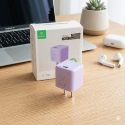 Củ sạc nhanh 20W hãng BIAZE - P018B, sạc công nghệ GaN siêu nhỏ, cổng C sạc mọi thiết bị