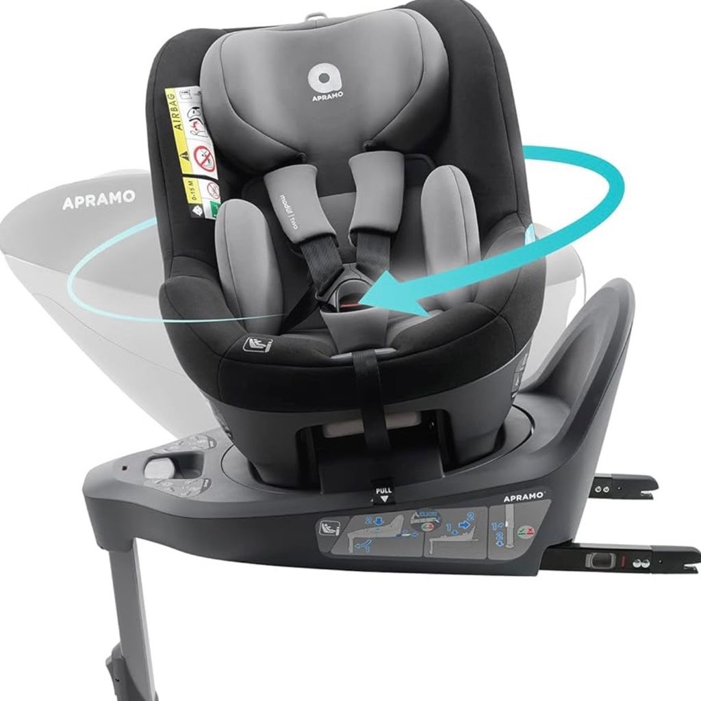 Ghế an toàn ô tô trẻ em APRAMO METRO HUB ( UK ) – Xoay 360°, khoá ISOFIX