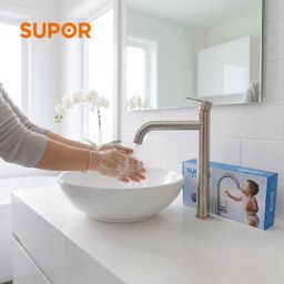 Vòi chậu rửa mặt lavabo SUPOR 233724-02-LS