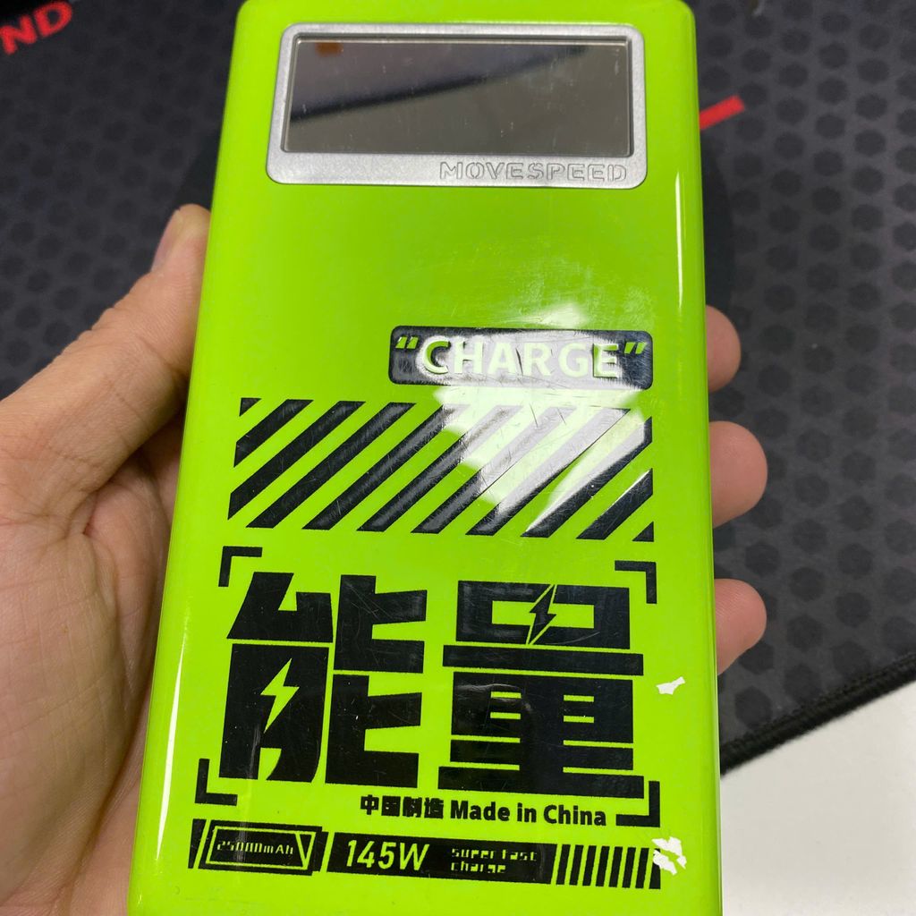 Pin dự phòng MOVESPEED 130W - 25.000mAh – PD 100W – Sạc Lap/Mac – 3 cổng sạc – ko hộp, xước nhẹ - Ảnh 8