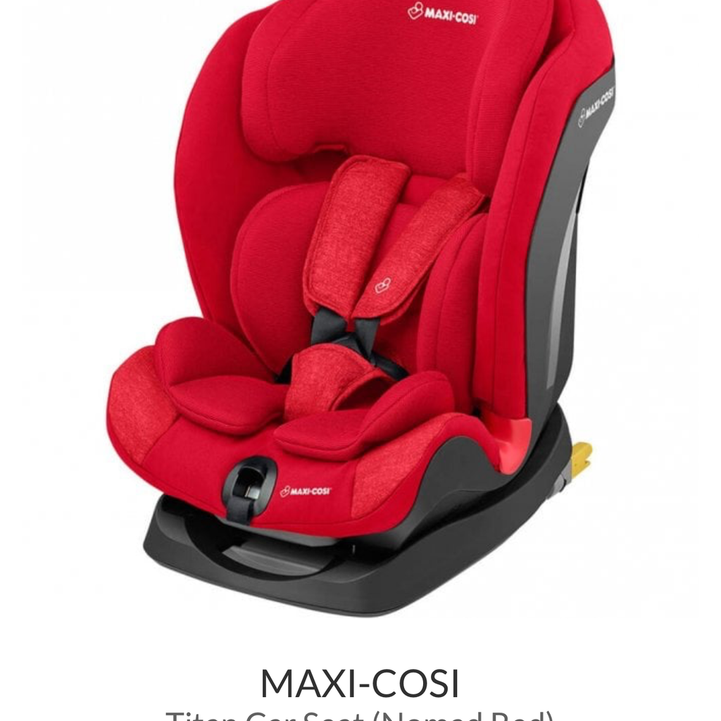 Ghế trẻ em trên ô tô Maxi-Cosi Titan ( Hà Lan ) – khoá ISOFIX, màu đỏ. - Ảnh 5