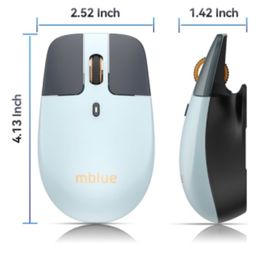 Chuột không dây công thái học MEIZU mblue M203, sạc Type-C, thiết kế dạng treo