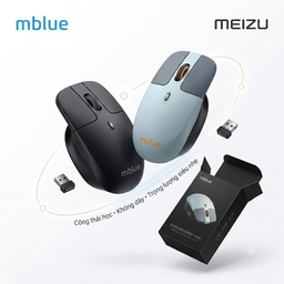 Chuột không dây công thái học MEIZU mblue M203, sạc Type-C, thiết kế dạng treo