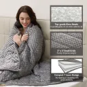 Chăn trọng lực lông cừu hãng RHINO CAVALIER - 150 x 200 x 9kg - Ảnh 8