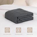Chăn trọng lực đôi Hushblanket Royal Latex 100% Polyester, chăn đôi cỡ lớn 180x220cm, nặng ~11kg - Ảnh 8