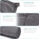 Chăn trọng lực hãng Hushblanket - 150cm x 200cm x 8kg - Ảnh 10