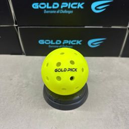 Hộp 6 quả bóng thi đấu Pickleball chính hãng Gold Pick, bóng 40 lỗ, nhựa nguyên sinh