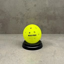 Hộp 6 quả bóng thi đấu Pickleball chính hãng Gold Pick, bóng 40 lỗ, nhựa nguyê…