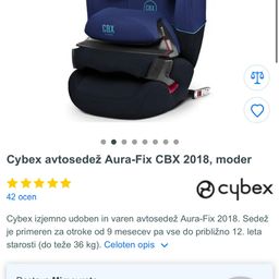 Ghế trẻ em ô tô hãng Cybex CBX (Đức), cho 9 tháng-12 tuổi, khoá iSOFIX, có thể…