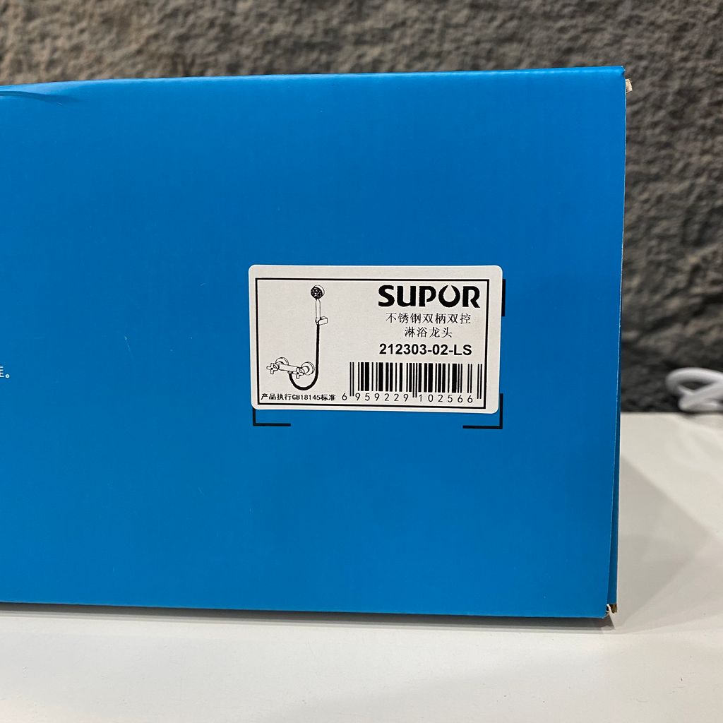 Bộ sen tắm SUPOR 212303-02-LS, bát sen to, inox 304 xịn - Ảnh 9