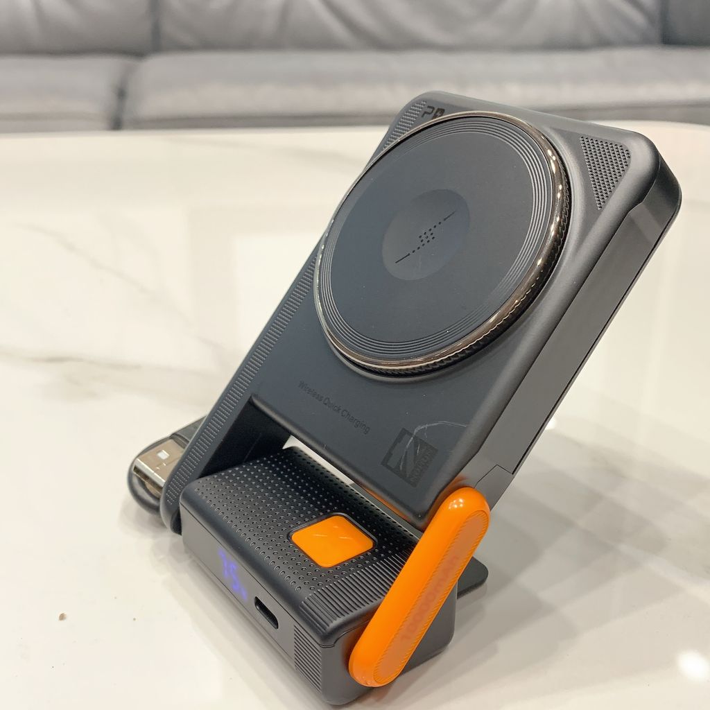 Pin dự phòng 10.000mAh NOHON ROTATE, sạc nhanh 20W, sạc không dây Magsafe, kiêm đế dựng điện thoại  - Ảnh 9