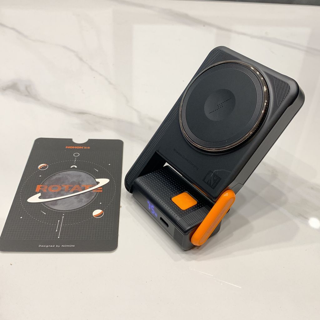 Pin dự phòng 10.000mAh NOHON ROTATE, sạc nhanh 20W, sạc không dây Magsafe, kiêm đế dựng điện thoại  - Ảnh 10