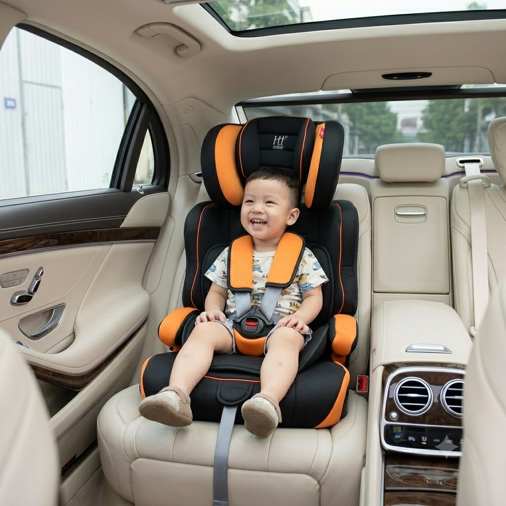 Tính năng Ghế trẻ em trên ô tô HT Chi tiết tính năng nổi bật và chất liệu bền bỉ của Ghế trẻ em trên ô tô HT