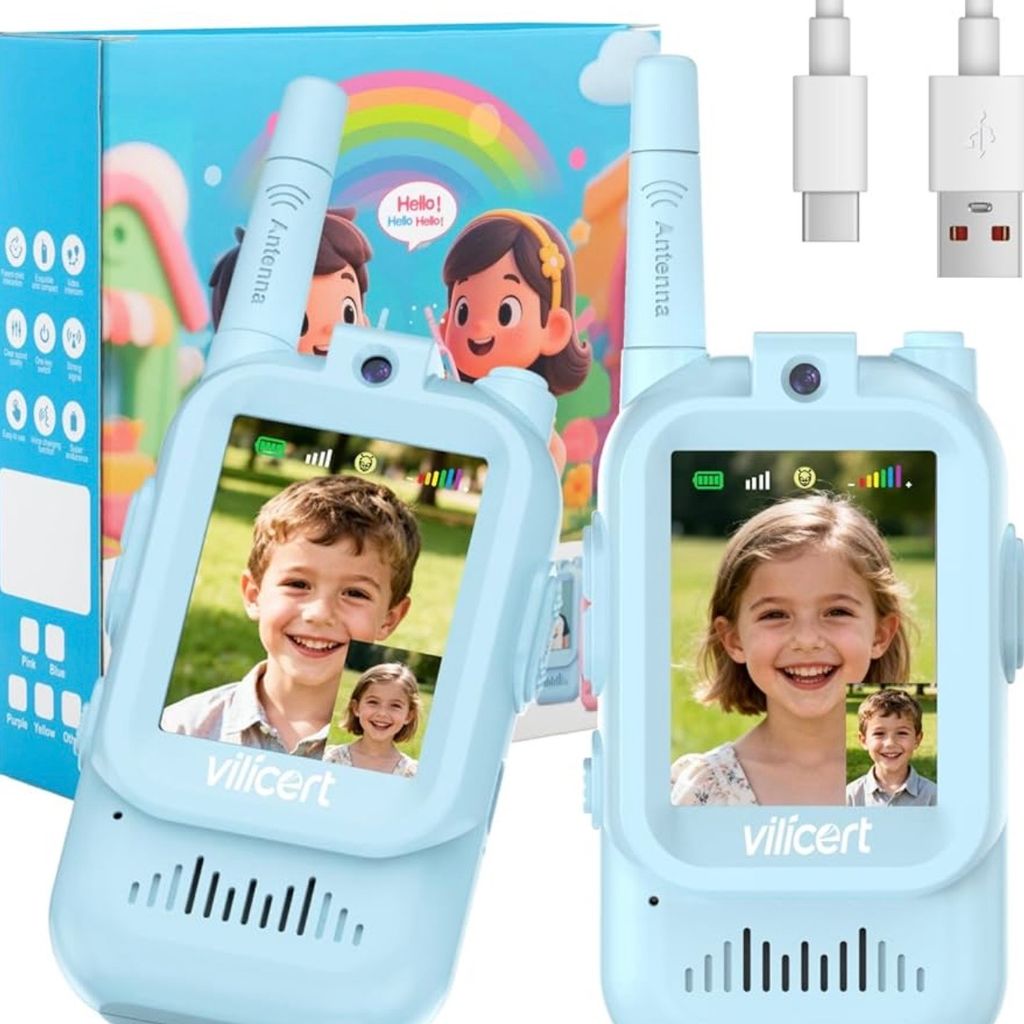 2 chiếc Bộ đàm Video Call trẻ em YUSSBCU – Video Walkie Talkie ( hàng Amazon ) - Ảnh 9