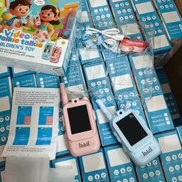 2 chiếc Bộ đàm Video Call trẻ em YUSSBCU – Video Walkie Talkie ( hàng Amazon )