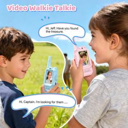 2 chiếc Bộ đàm Video Call trẻ em YUSSBCU – Video Walkie Talkie ( hàng Amazon )
