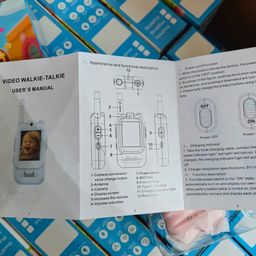 2 chiếc Bộ đàm Video Call trẻ em YUSSBCU – Video Walkie Talkie ( hàng Amazon )