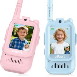 2 chiếc Bộ đàm Video Call trẻ em YUSSBCU – Video Walkie Talkie ( hàng Amazon )