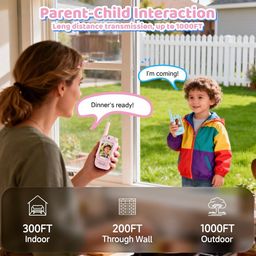 2 chiếc Bộ đàm Video Call trẻ em YUSSBCU – Video Walkie Talkie ( hàng Amazon )