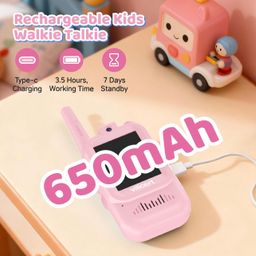 2 chiếc Bộ đàm Video Call trẻ em YUSSBCU – Video Walkie Talkie ( hàng Amazon )