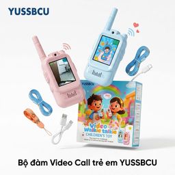 2 chiếc Bộ đàm Video Call trẻ em YUSSBCU – Video Walkie Talkie ( hàng Amazon )