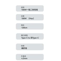 Cáp sạc nhanh 100W JOWAY, cáp 1 ra 2 đầu C to C , sạc siêu nhanh