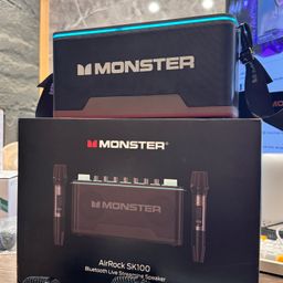 Loa Karaoke MONSTER AirRock SK100 – Bluetooth Live Streaming Speaker, có 2 Mic…