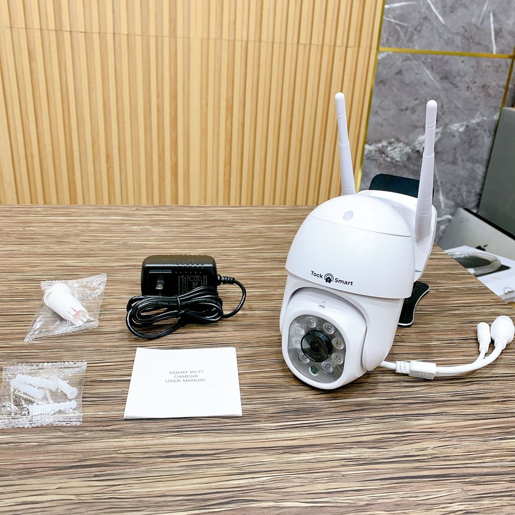 Camera xoay an ninh ngoài trời Tock Smart , chạy App Tuya - Ảnh 3