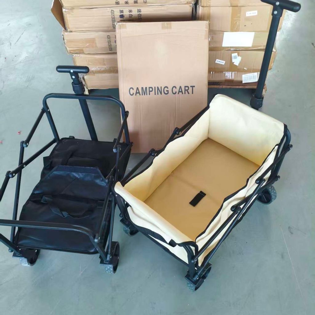 Xe đẩy dã ngoại đa năng – kèm bàn gỗ xếp tiện dụng - Ảnh 2